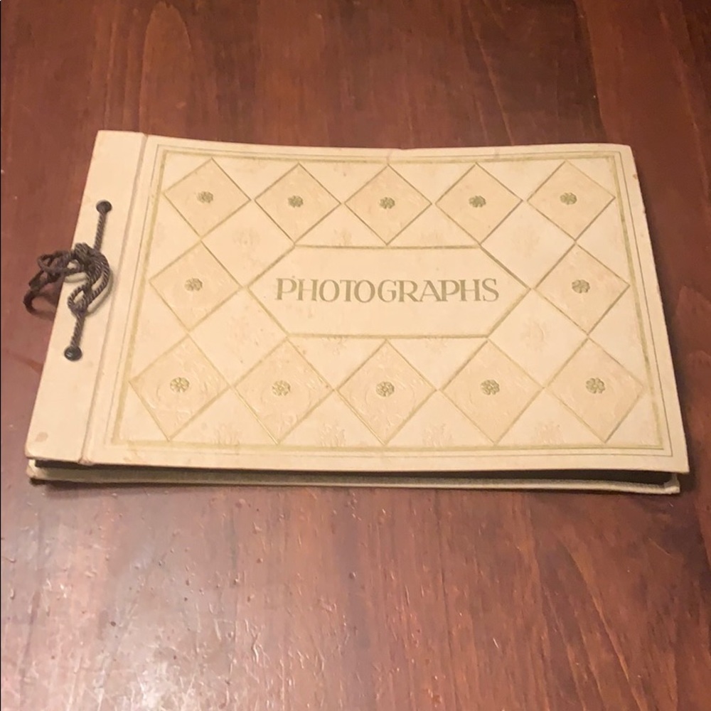 Vintage Old Paper Photo Album
